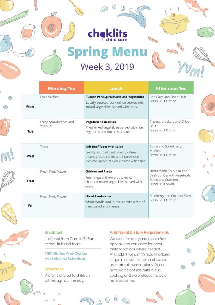 Choklits Spring Menu 2019 Week 3 Pdf 724x1024