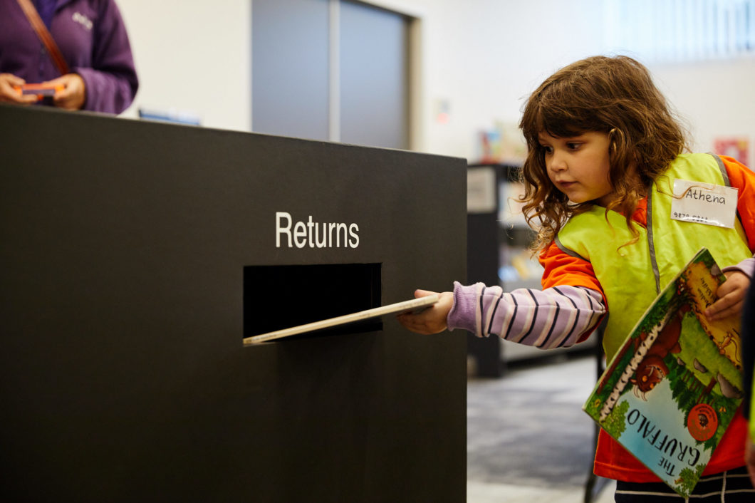 part of the 2020 kindergarten program - excursion to library