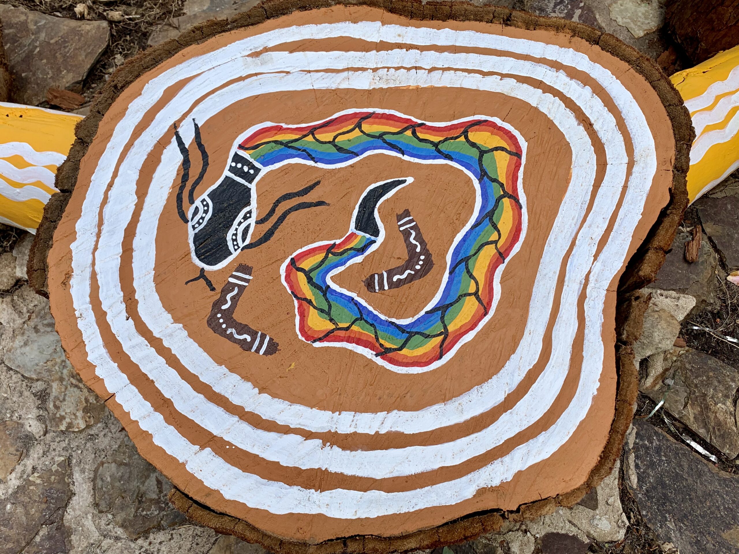 Children sharing at the Choklits gathering circle