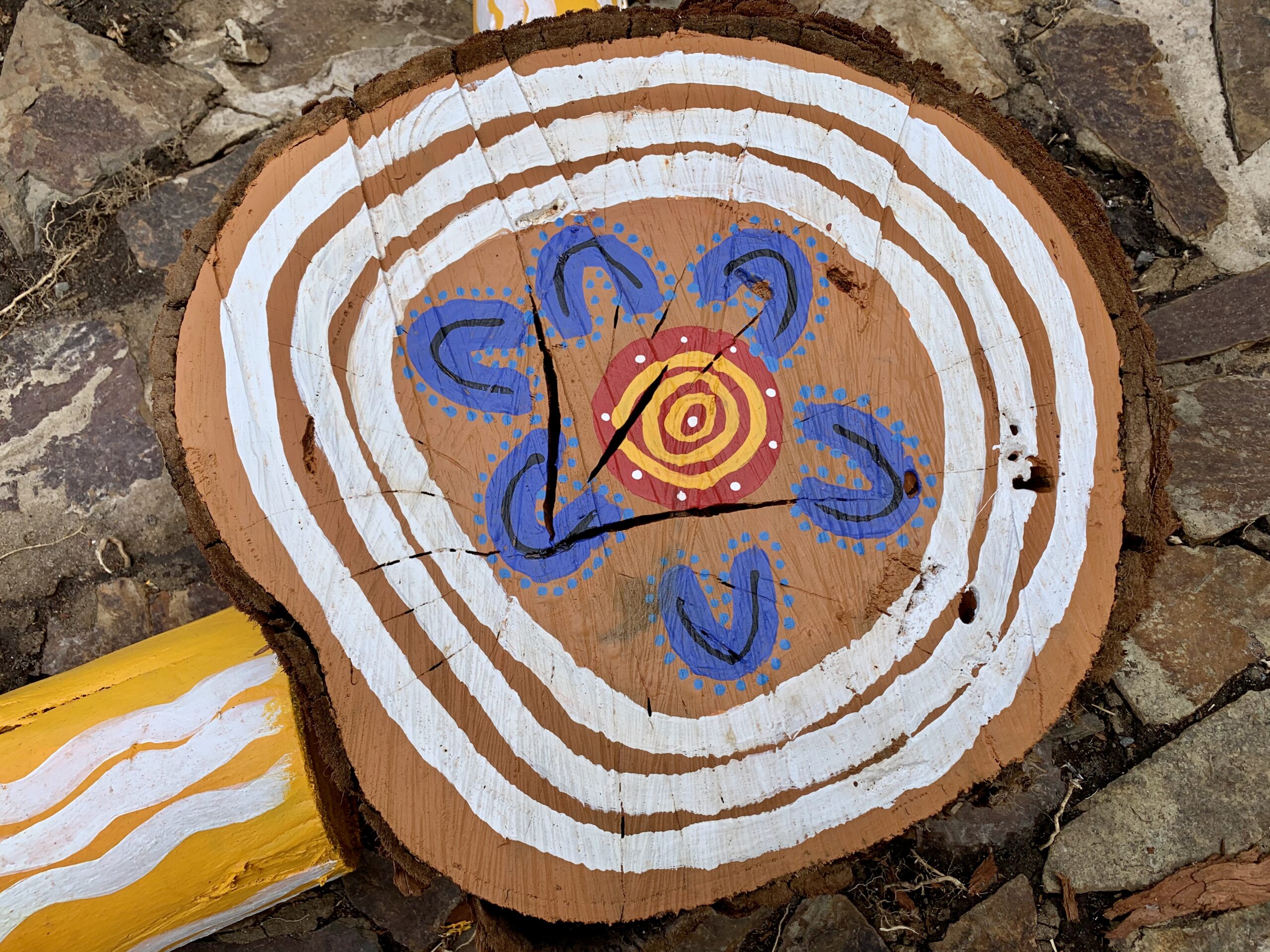 Children and educators at the Choklits gathering circle