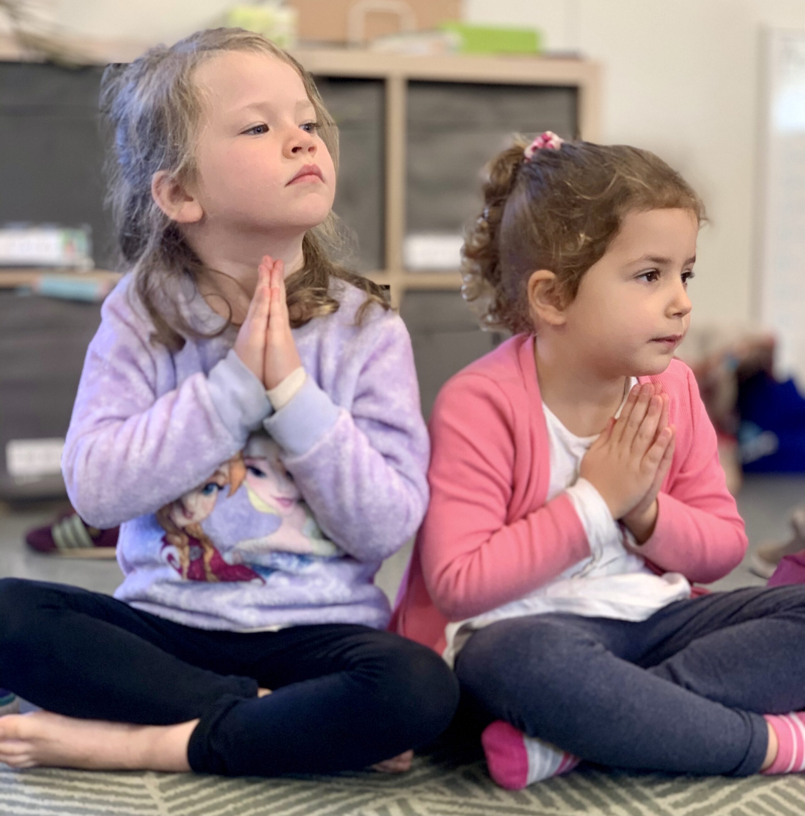 Kids' yoga session at Choklits Child Care