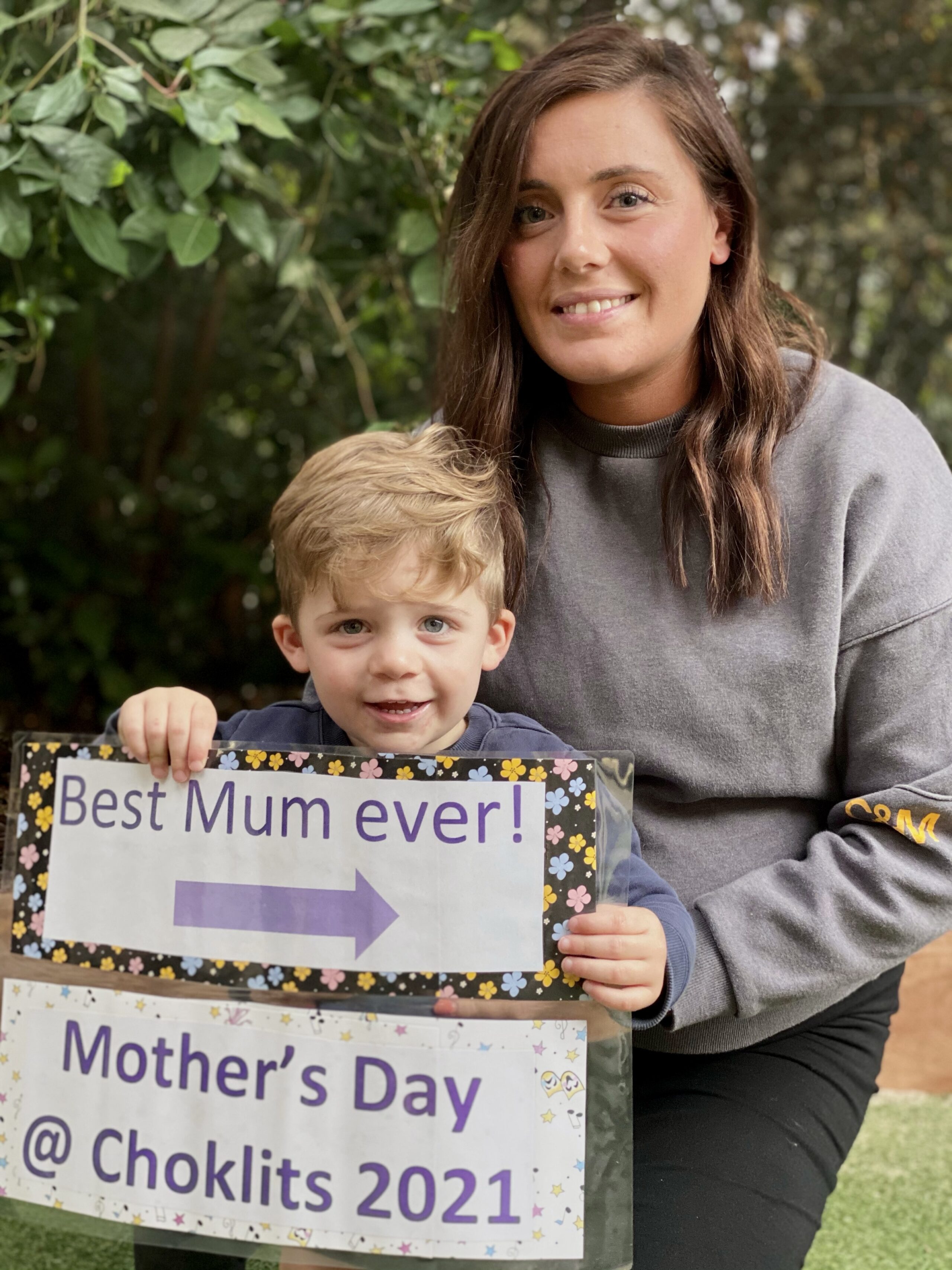 Mother's Day celebrations with Choklits families