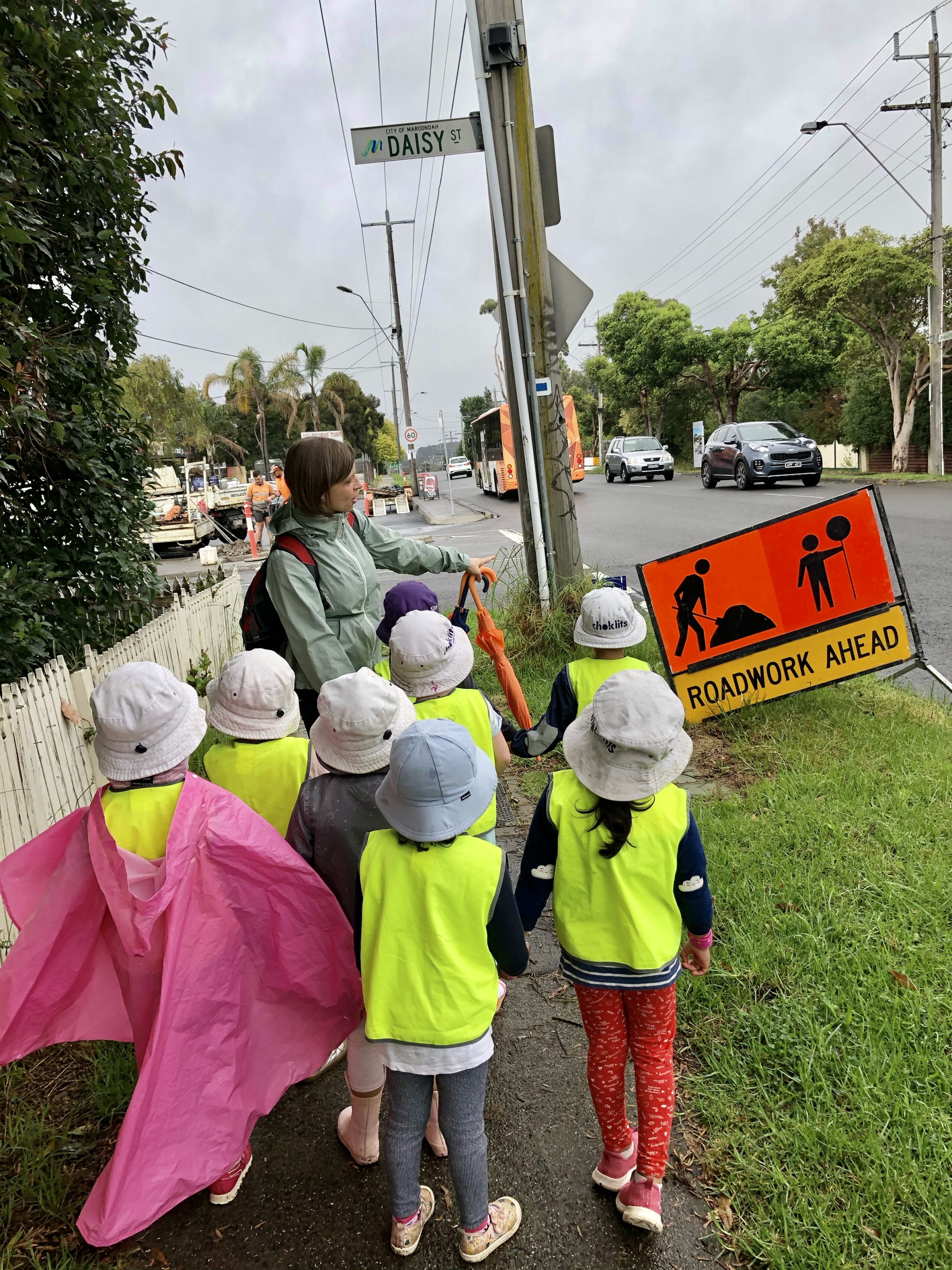 Our kindergarten trip to the post office