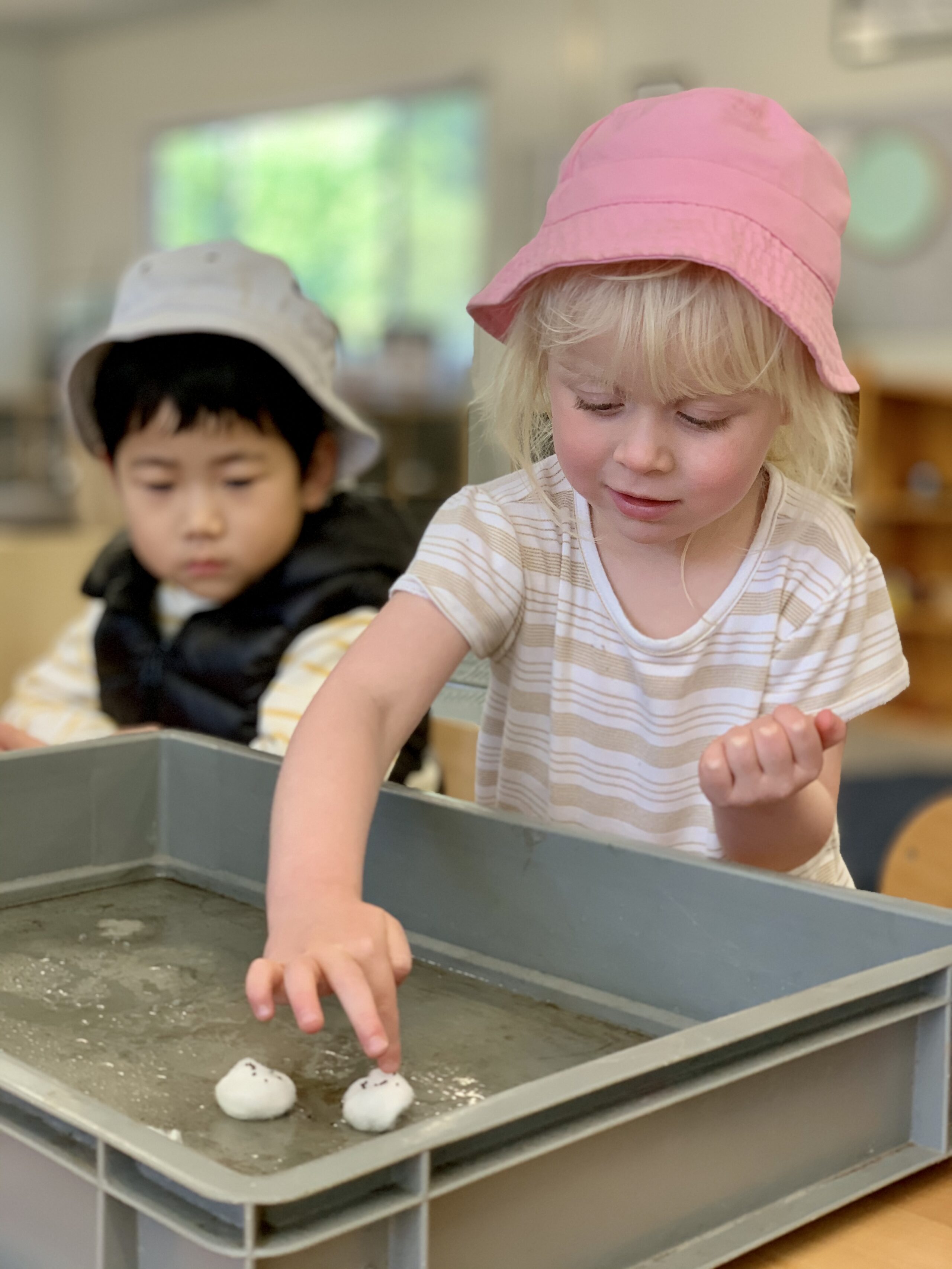 Sensory play activity at Choklits Child Care