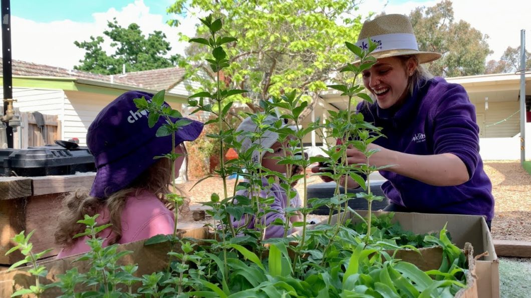 learning outdoors