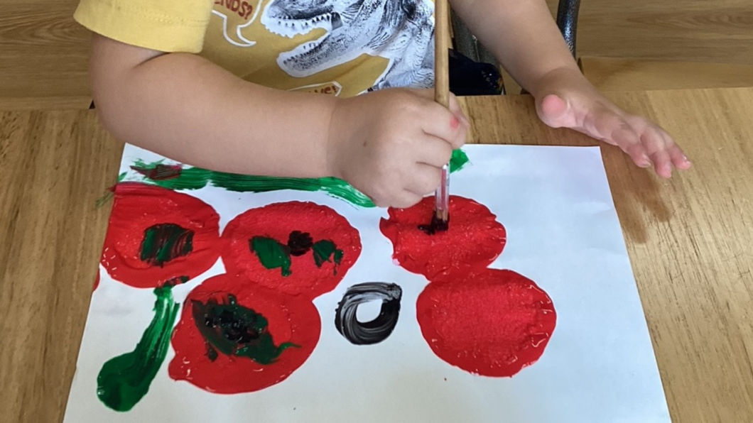 Anzac Poppy Painting