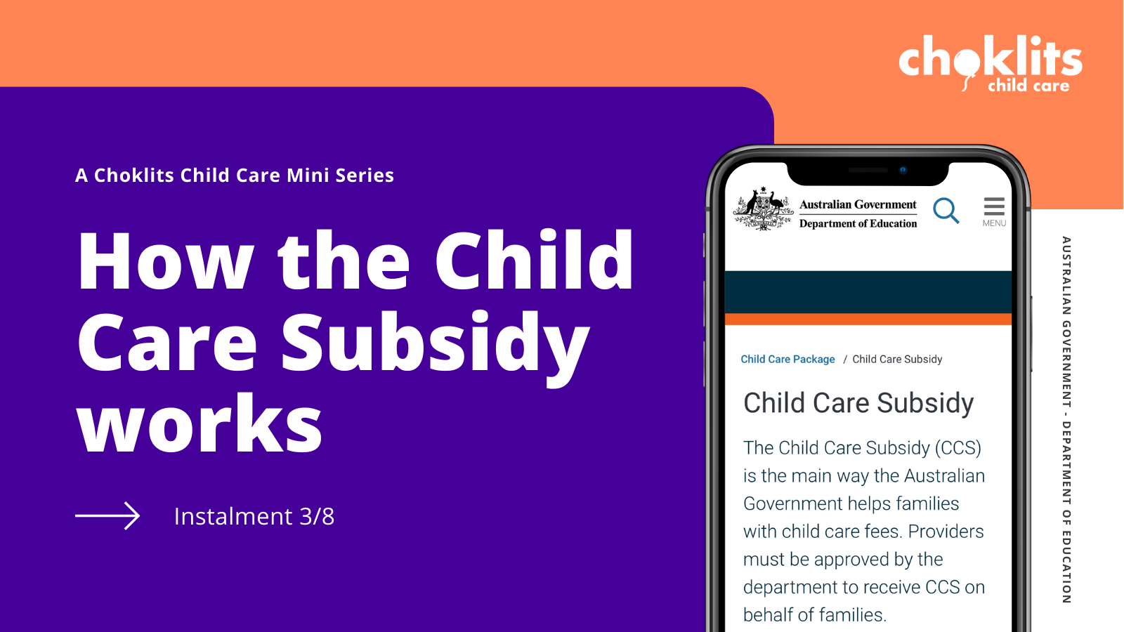 How The Child Care Subsidy Works